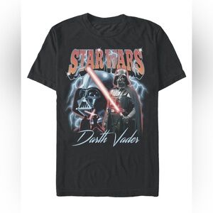 NWT - Darth Vader Graphic CrewT-Shirt, Three Vader Moon